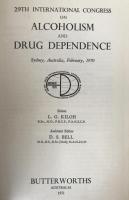 ALCOHOLISM AND DRUG DEPENDENCE PROCEEDINGS 1970 - 29th International Congress Sydney 1971 Hardcover