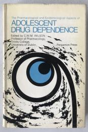 The Pharmacological and Epidemiological Aspects of Adolescent Drug Dependence 1968 1st Ed Psychedelic Cover
