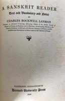 A SANSKRIT READER Text and Vocabulary by C.R. Lanman 1963 Harvard University Press