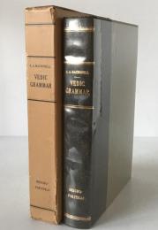 Macdonell: VEDIC GRAMMAR 1977 Reprint (Grundriss Series) w/ Printed Homage