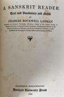 Classic Indology Text: A SANSKRIT READER by LANMAN, 1963 Harvard University Press