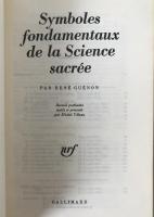 René Guénon: Symboles fondamentaux de la Science sacrée (1982 Impression)
