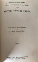 Pāṇini's Aṣṭādhyāyī (The Ashtādhyāyī) 2 Vols Set 1962 English Translation