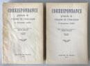 Auguste Villiers de l'Isle-Adam: Correspondance Générale, 2 Volumes, 1962 Critical Edition
