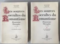 Auguste Viatte LES SOURCES OCCULTES DU ROMANTISME Complete 2 Vol Set 1979