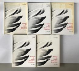 Castex Manuel des études littéraires françaises, Complete 5 Volume Set (16th-20th C.)
