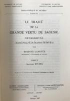 LE TRAITÉ DE LA GRANDE VERTU DE SAGESSE DE NĀGĀRJUNA (2 Vol. Set) Lamotte 1949