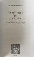 La religion de Mallarmé Bertrand Marchal 2018 New Revised Ed. Paperback