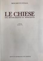 Tange Office Provenance: LE CHIESE (Renaissance to 20th Century) - 1988 Italian Deluxe Ed.