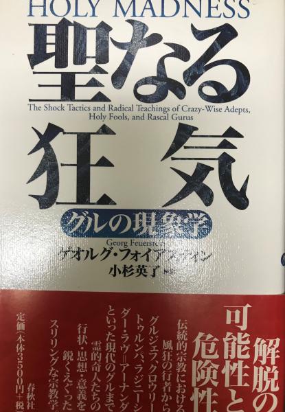 聖なる狂気 グルの現象学 ゲオルグ フォイアスティン 著 小杉英了 訳 株式会社 Wit Tech 古本 中古本 古書籍の通販は 日本の古本屋 日本の古本屋 聖なる狂気 グルの現象学 ゲオルグ フォイアスティン 著 小杉英了 訳 株式会社 Wit Tech 古本 中古本 古書籍の通販は 日本の古本屋 日本の古本屋