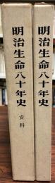 明治生命八十年史　+ 資料　計２冊