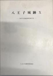 八王子城址X 1987年度確認調査報告書