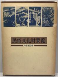 民俗文化財要覧　５３年版