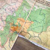 【古地図】ロシア古地図　分割３枚
