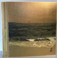 横山大観筆 日本の美十二ヶ月 色紙掛 12枚 日本画　複製品