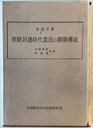 朝鮮封建時代農民の階級構成