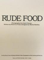 RUDE FOOD
