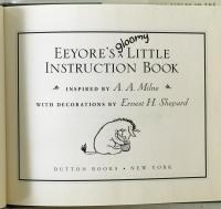 Eeyore's gloomy little instruction book