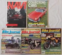 Alfa Romeo、The Alfe romeo、Car styling 42(1983春)、44(1983秋)、Classic cars(1990/03)、(1991/09)、Lotus、Motor Klassik(1988/05)、American(1987/11)、Navi (1995/05)、Collectors cars(1991/09)、Bike Journal　01、11、(1990/09)、F1グランプリ92、Classic(1989/03)、Auto passion、Alfa Romeo(1992/10)、Collectors cars(1990夏)、Autos(1990/09)、Rutoteclassiche(1988/03)、(1990/01)、La Manovella(1988/04)