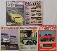 Alfa Romeo、The Alfe romeo、Car styling 42(1983春)、44(1983秋)、Classic cars(1990/03)、(1991/09)、Lotus、Motor Klassik(1988/05)、American(1987/11)、Navi (1995/05)、Collectors cars(1991/09)、Bike Journal　01、11、(1990/09)、F1グランプリ92、Classic(1989/03)、Auto passion、Alfa Romeo(1992/10)、Collectors cars(1990夏)、Autos(1990/09)、Rutoteclassiche(1988/03)、(1990/01)、La Manovella(1988/04)