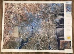 【古地図】Washington,D.C. and Vicinity 1/100,000-scale satellite image map 1982 U.S.Geological　Survey