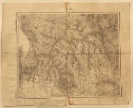 岐阜 : 第九師管美濃國厚見郡 【古地図】岐阜　第九師管美濃國　明治35年　陸地測量部発行　二十万分之一　破れあり 脩正