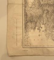 岐阜 : 第九師管美濃國厚見郡 【古地図】岐阜　第九師管美濃國　明治35年　陸地測量部発行　二十万分之一　破れあり 脩正