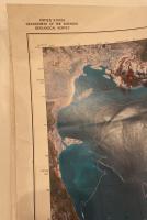 【古地図】米国ユタ州グレートソルトレークとその周辺　衛星画像マップ　Great Salt Lake and Vicinity 1/125,000-scale satellite image map experimental edition 1984 U.S.Geological　Survey
