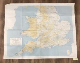 【古地図】古代イギリス（南シート）Ancient Britain (south sheet) scale:1/625,000 the Ordnance Survey,Chessington,Surrey,1964