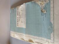 【古地図】古代イギリス（南シート）Ancient Britain (south sheet) scale:1/625,000 the Ordnance Survey,Chessington,Surrey,1964