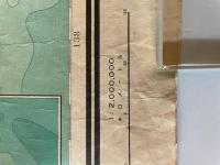 【古地図】日本主部　二百万分一　昭和23年編集、昭和31年修正、昭和32年発行　地理調査所　ヤケ、破れあり