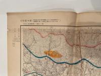 【古地図】豊橋　蒲郡　五万分一地形図　昭和25年　地理調査所発行　数枚をつなぎ合わせた跡あり　書き込み、破れあり