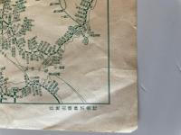 【古地図】鉄道　連絡バス　案内図（関西方面）　日地出版　少々の書き込み、シミあり