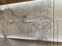 【古地図】上有知　五万分一地形図岐阜3号（共16面）　大正2年　大日本帝國陸地測量部発行　穴あり