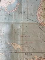 【古地図】大日本交通全図　新築記念　大阪毎日新聞社発行　大正11年　破れ、汚れあり