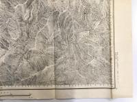 【古地図】中川　二万五千分之一地形図 小田原近傍10号（共15面） 假製版　昭和4年測図　日本陸軍参謀本部発行 1929 假製版.