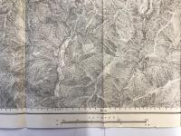 【古地図】中川　二万五千分之一地形図 小田原近傍10号（共15面） 假製版　昭和4年測図　日本陸軍参謀本部発行 1929 假製版.