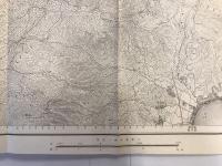 【古地図】網代　二万五千分之一地形図 小田原近傍15号（共15面）　明治18年測図昭和8年修正　日本陸軍参謀本部発行　ヤケシミ少々