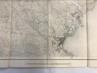 【古地図】熱海　二万五千分之一地形図 小田原近傍14号（共15面）　明治18年測図・昭和8年修正　日本陸軍参謀本部発行