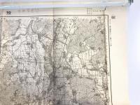 【古地図】鯖江　五万分之一地形図 岐阜13号（共16面）　明治42年測図・昭和8年修正　日本陸軍参謀本部発行　少々の書き込みあり 1933