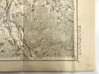 【古地図】鯖江　五万分之一地形図 岐阜13号（共16面）　明治42年測図・昭和8年修正　日本陸軍参謀本部発行　少々の書き込みあり 1933