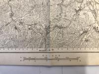 【古地図】鯖江　五万分之一地形図 岐阜13号（共16面）　明治42年測図・昭和8年修正　日本陸軍参謀本部発行　少々の書き込みあり 1933