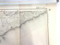 【古地図】日和佐　五万分之一地形図 劍山（剣山）6号（共11面）　明治40年測図・昭和8年修正　日本陸軍参謀本部発行