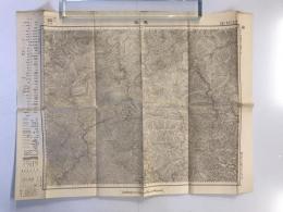 【古地図】馬路　五万分之一地形図 劍山（剣山）15号（共11面）　明治40年測図・昭和8年修正　日本陸軍参謀本部発行 1933
