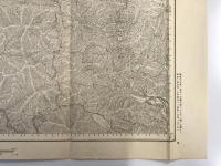 【古地図】馬路　五万分之一地形図 劍山（剣山）15号（共11面）　明治40年測図・昭和8年修正　日本陸軍参謀本部発行 1933