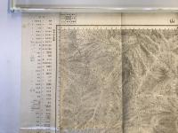 【古地図】大山　二万五千分之一地形図 小田原近傍4号（共15面） 假製版　昭和4年測図　日本陸軍参謀本部発行 1933
