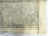 【古地図】大山　二万五千分之一地形図 小田原近傍4号（共15面） 假製版　昭和4年測図　日本陸軍参謀本部発行 1933