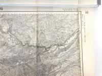 【古地図】箱根　二万五千分之一地形図 横須賀13号　明治16年測図・昭和8年修正　日本陸軍参謀本部発行 1933