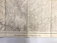 【古地図】關本（関本）　二万五千分之一地形図 小田原近傍12号（共15面）　明治18年測図・昭和8年修正　日本陸軍参謀本部発行 1933