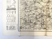 【古地図】郡山　五万分之一地形図 福島（福島）12号　明治41年測図・昭和6年修正　日本陸軍参謀本部発行　少々の書き込みあり 1931